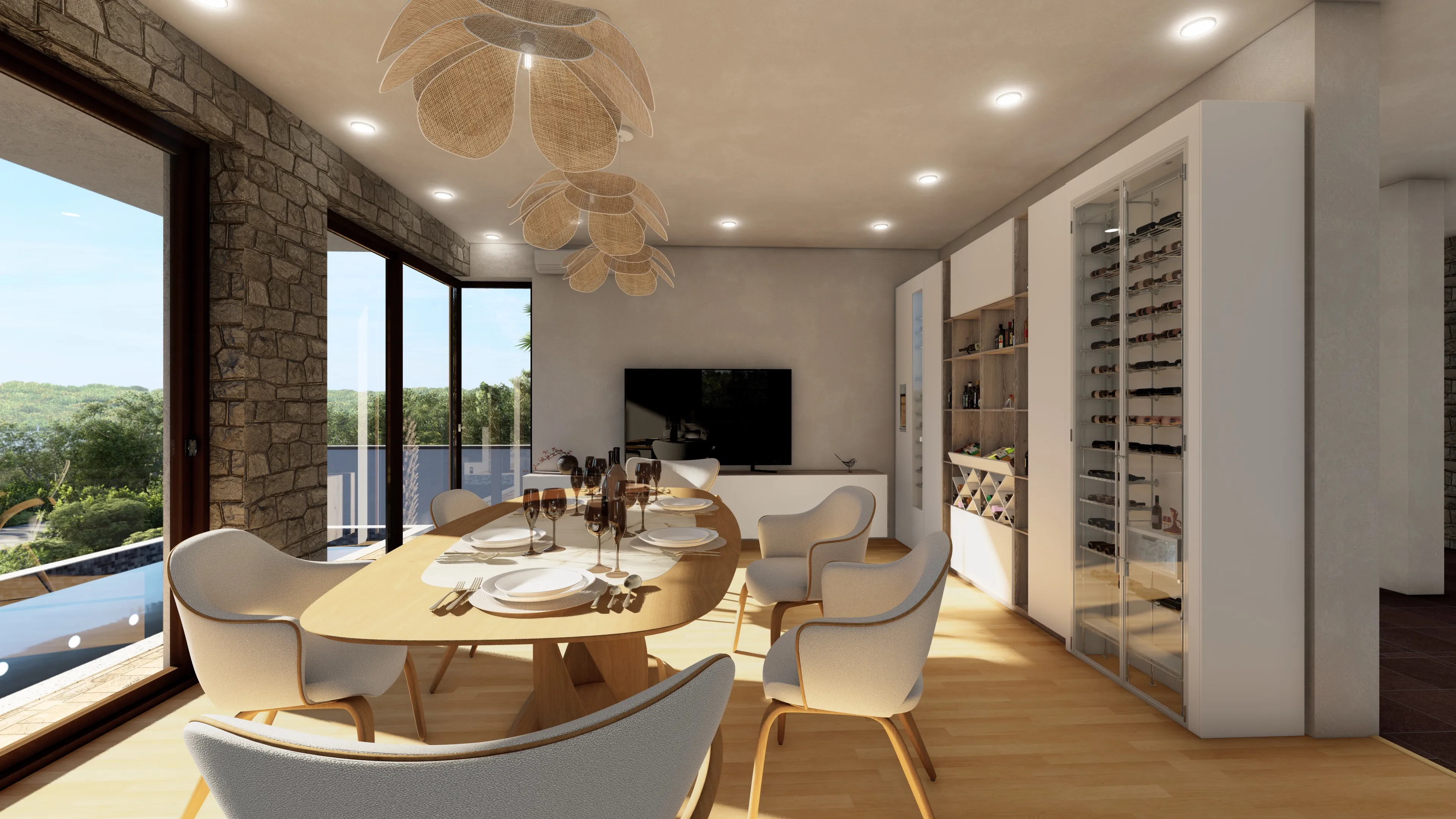 Villa B Kitchen View 3